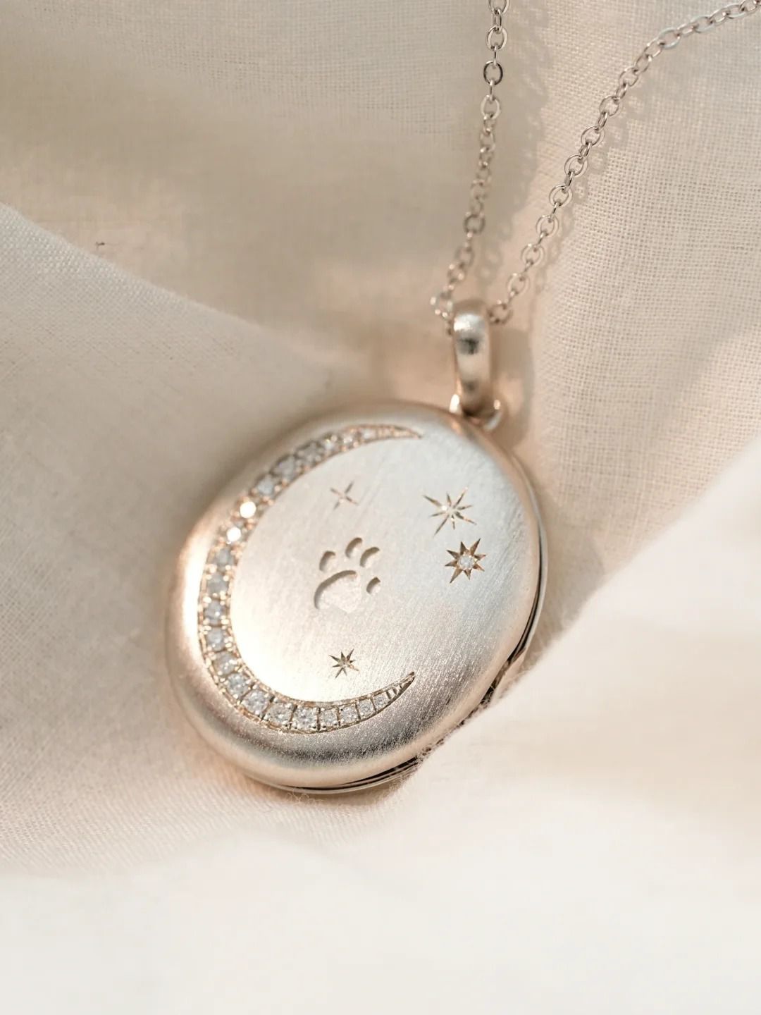 Custom Pet Portrait Locket & Pendant | Hand-Painted Memorial Jewelry