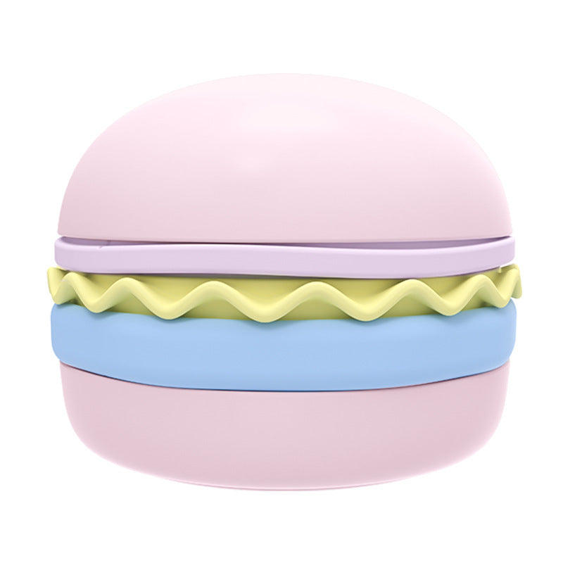 5-in-1 Hamburger-Shaped Dog Bowls Set