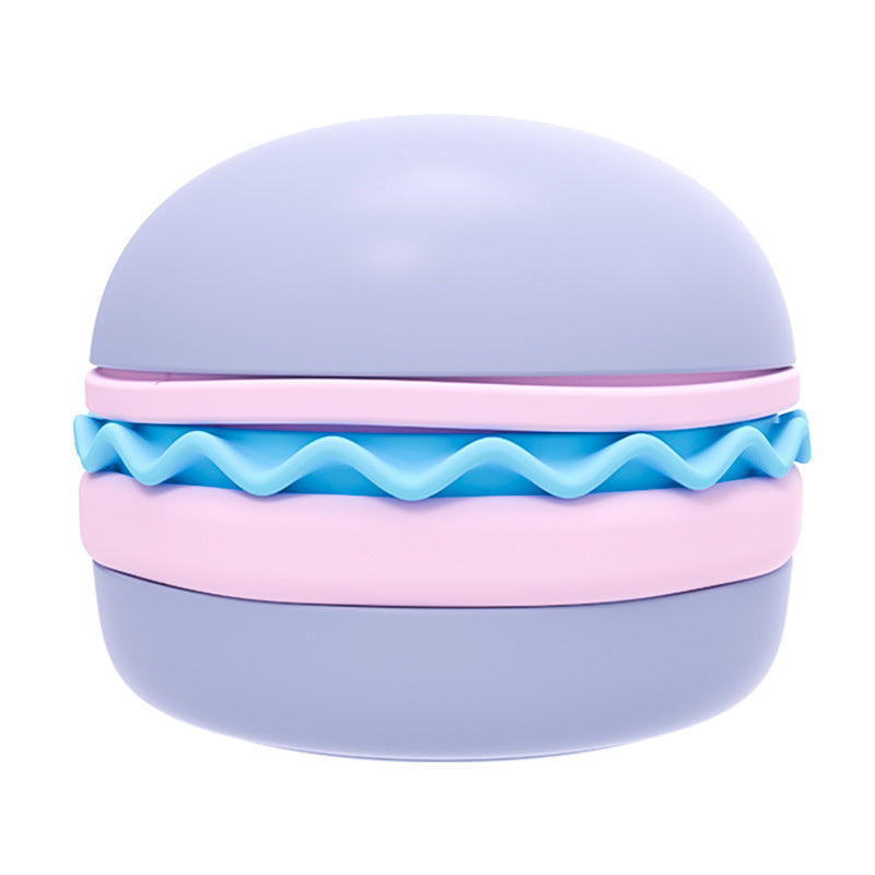 5-in-1 Hamburger-Shaped Dog Bowls Set