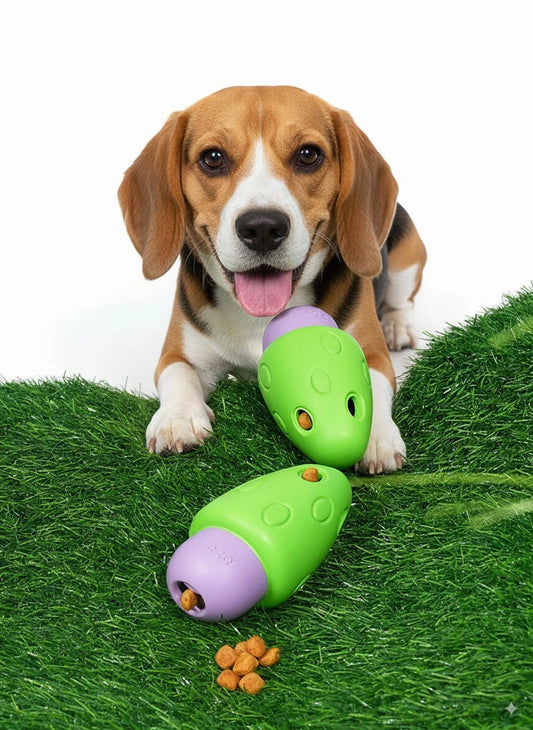 Mushroom Chew Toy – Interactive Treat Dispenser for Dogs