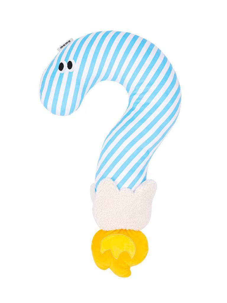 Zeze Question Mark Pet Pillow & Rocket & Pencil Plush Bolster for Dogs & Cats
