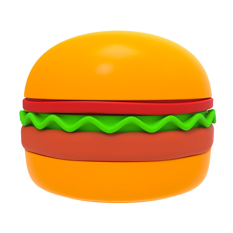 5-in-1 Hamburger-Shaped Dog Bowls Set