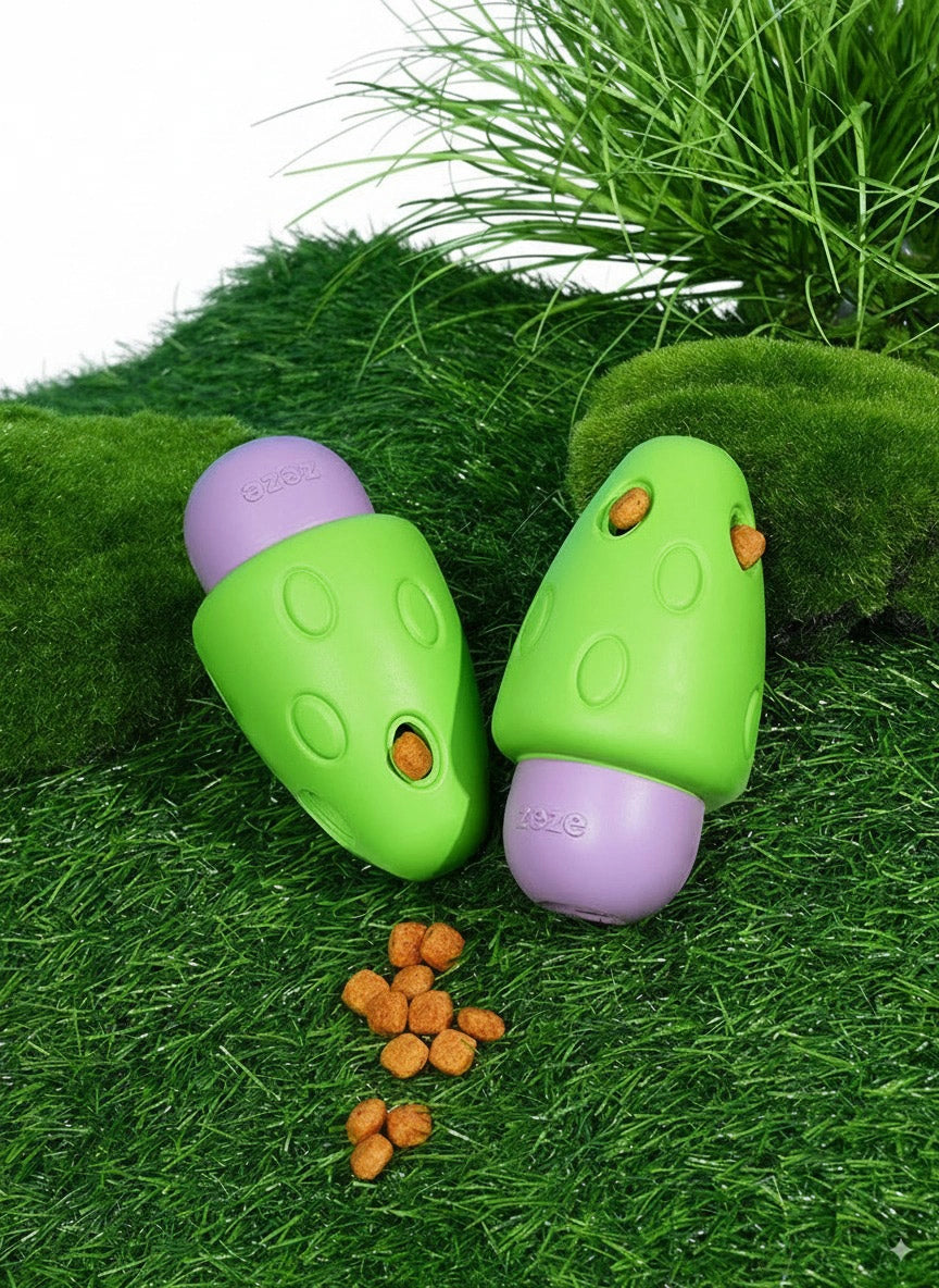 Mushroom Chew Toy – Interactive Treat Dispenser for Dogs
